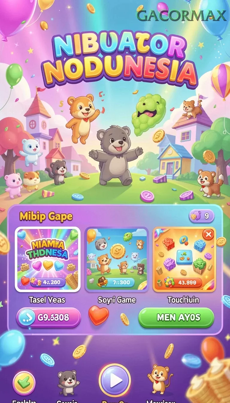 Cuplikan layar JARUM77 — menu navigasi